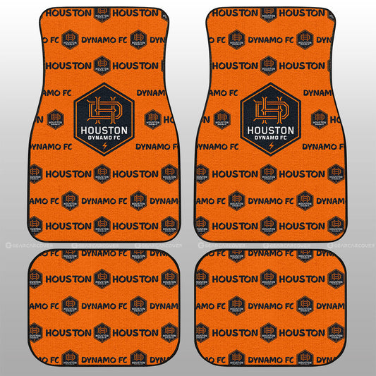 Houston Dynamo FC Car Floor Mats Sporty Team Collection - Gearcarcover - 1