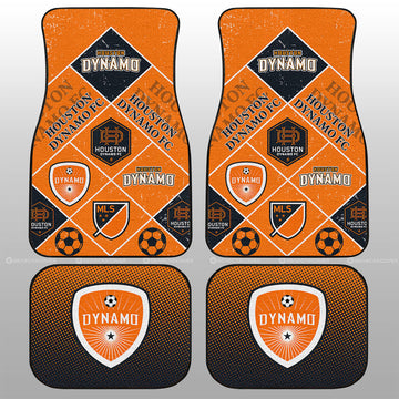 Houston Dynamo FC Car Floor Mats Sporty Team Collection - Gearcarcover - 1
