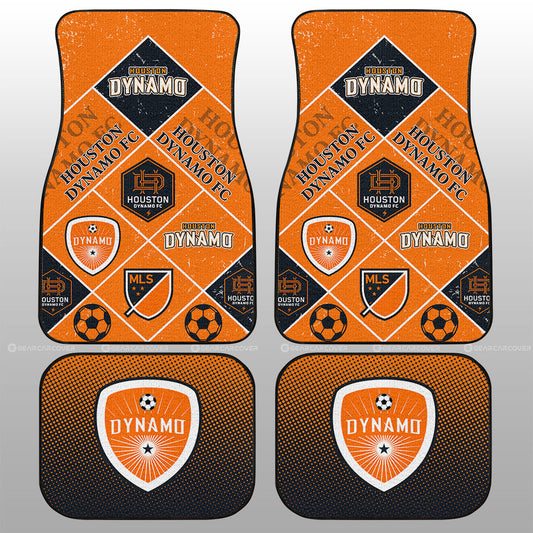 Houston Dynamo FC Car Floor Mats Sporty Team Collection - Gearcarcover - 1
