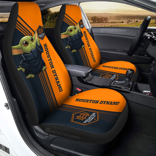 Houston Dynamo FC Car Seat Covers Baby Yoda Car Accessories - Gearcarcover - 2