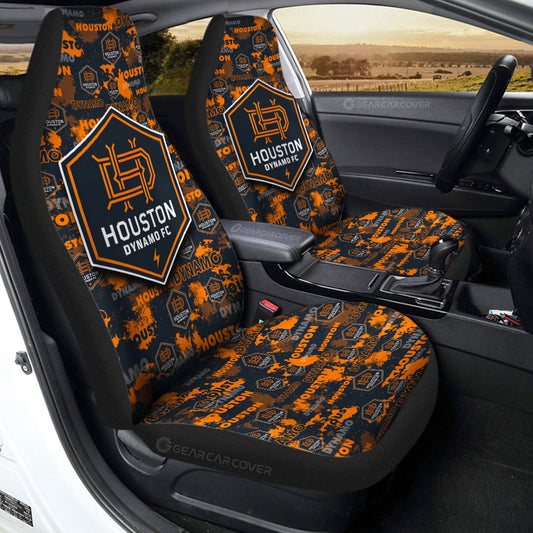 Houston Dynamo FC Car Seat Covers Custom Car Accessories - Gearcarcover - 2