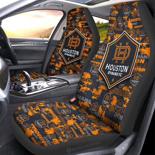 Houston Dynamo FC Car Seat Covers Custom Car Accessories - Gearcarcover - 1