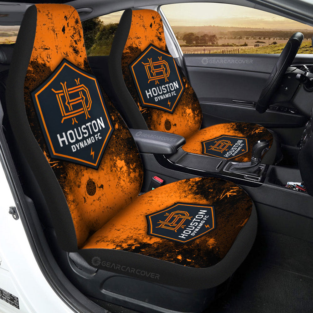 Houston Dynamo FC Car Seat Covers Custom Car Accessories - Gearcarcover - 2