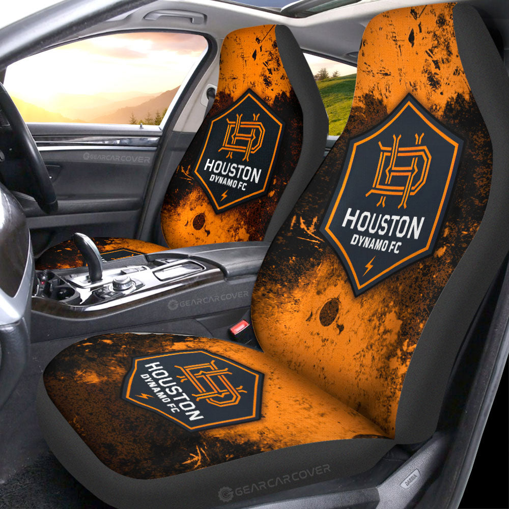 Houston Dynamo FC Car Seat Covers Custom Car Accessories - Gearcarcover - 1