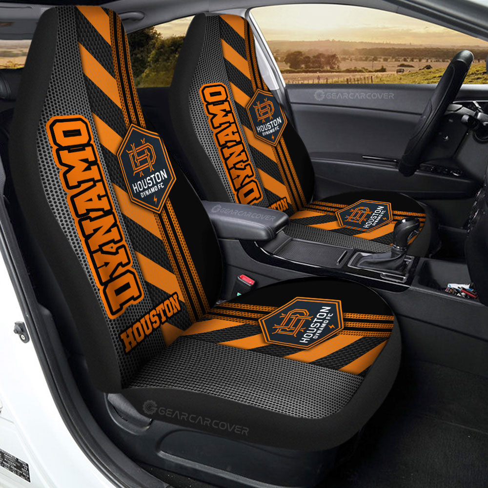 Houston Dynamo FC Car Seat Covers Custom Car Accessories - Gearcarcover - 2