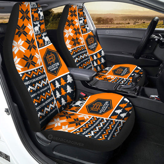Houston Dynamo FC Car Seat Covers Custom Ugly Style Car Accessories - Gearcarcover - 2