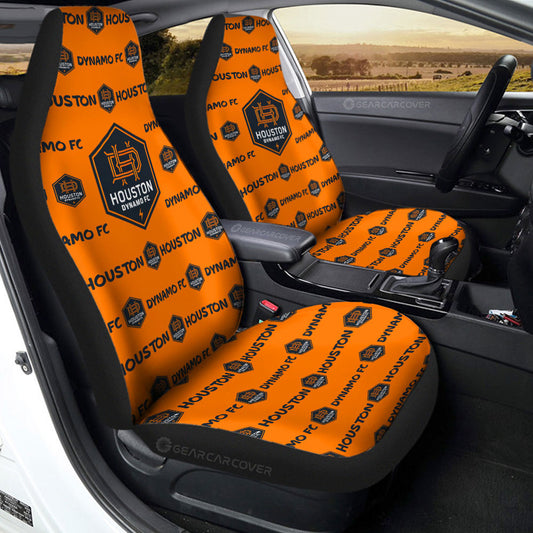 Houston Dynamo FC Car Seat Covers Sporty Team Collection - Gearcarcover - 2