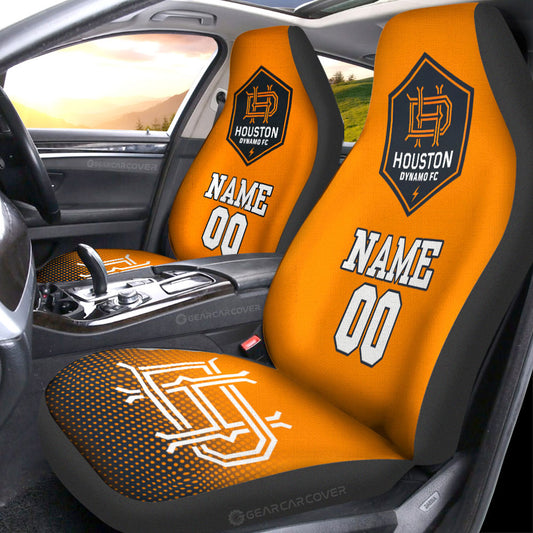 Houston Dynamo FC Car Seat Covers Sporty Team Collection - Gearcarcover - 1