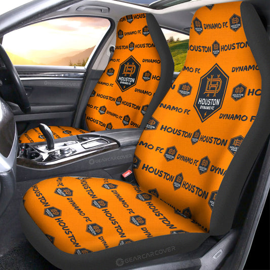 Houston Dynamo FC Car Seat Covers Sporty Team Collection - Gearcarcover - 1
