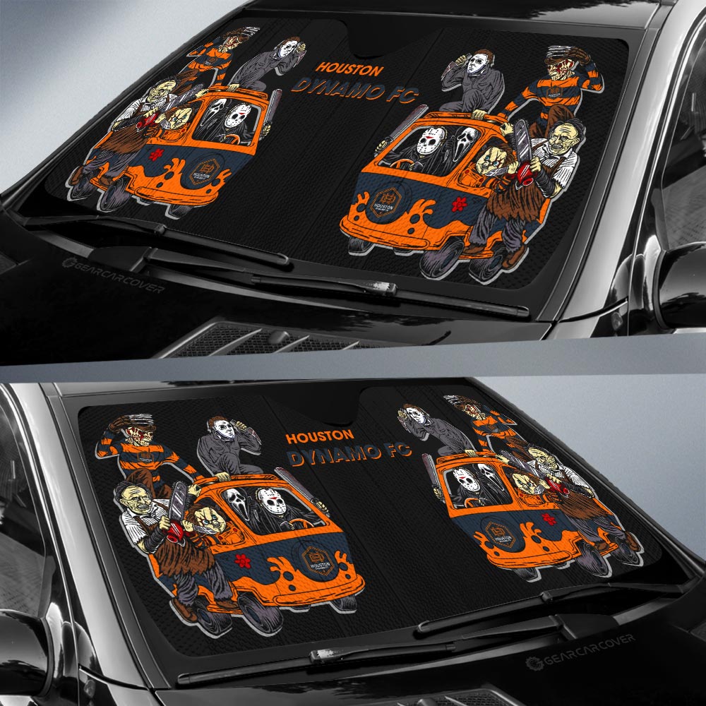 Houston Dynamo FC Car Sunshade Custom Car Accessories - Gearcarcover - 2