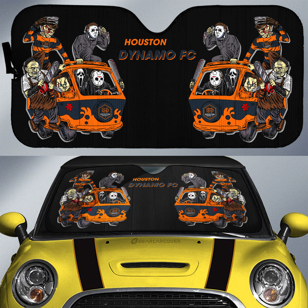 Houston Dynamo FC Car Sunshade Custom Car Accessories - Gearcarcover - 1