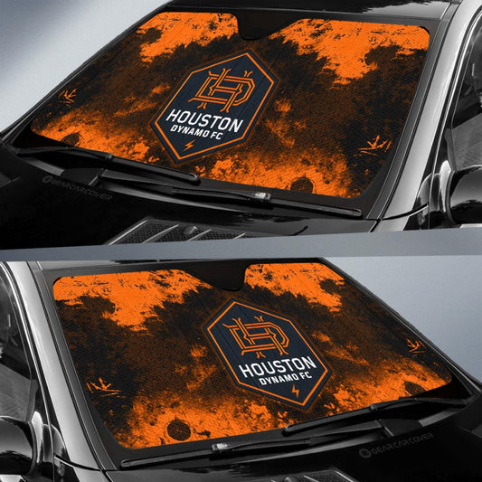 Houston Dynamo FC Car Sunshade Custom Car Accessories - Gearcarcover - 2