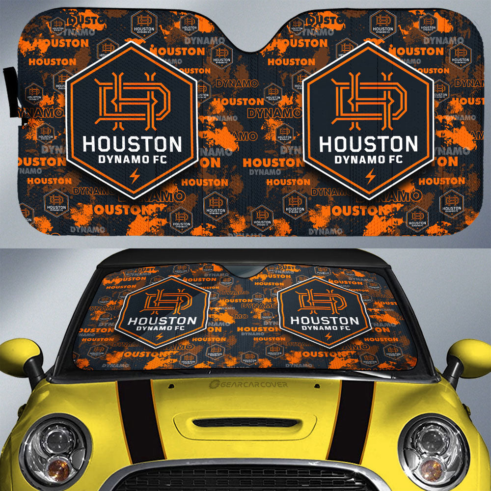Houston Dynamo FC Car Sunshade Custom Car Accessories - Gearcarcover - 1