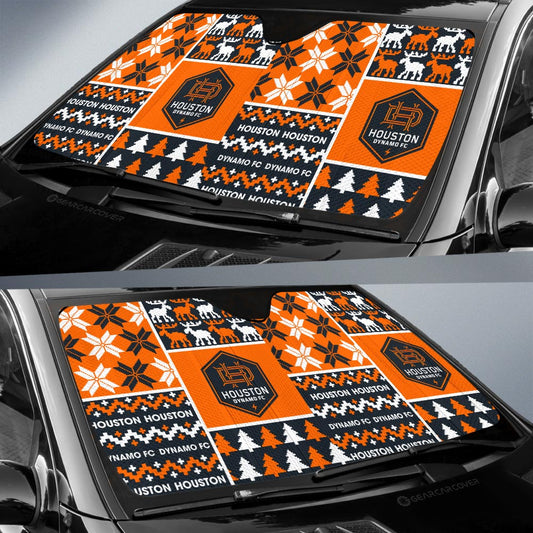 Houston Dynamo FC Car Sunshade Custom Ugly Style Car Accessories - Gearcarcover - 2