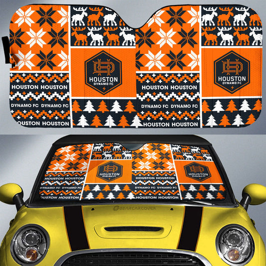 Houston Dynamo FC Car Sunshade Custom Ugly Style Car Accessories - Gearcarcover - 1