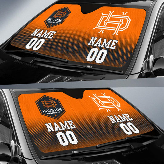 Houston Dynamo FC Car Sunshade Sporty Team Collection - Gearcarcover - 2