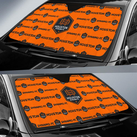 Houston Dynamo FC Car Sunshade Sporty Team Collection - Gearcarcover - 2