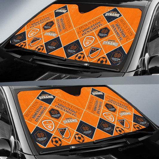 Houston Dynamo FC Car Sunshade Sporty Team Collection - Gearcarcover - 2