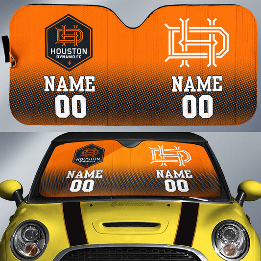 Houston Dynamo FC Car Sunshade Sporty Team Collection - Gearcarcover - 1