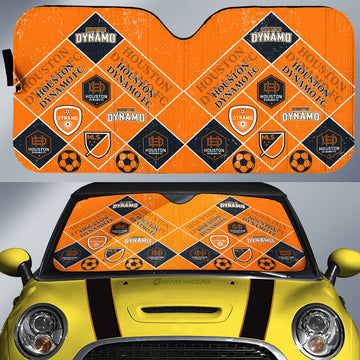 Houston Dynamo FC Car Sunshade Sporty Team Collection - Gearcarcover - 1