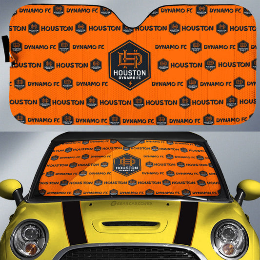 Houston Dynamo FC Car Sunshade Sporty Team Collection - Gearcarcover - 1