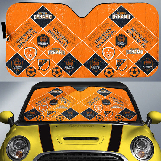 Houston Dynamo FC Car Sunshade Sporty Team Collection - Gearcarcover - 1