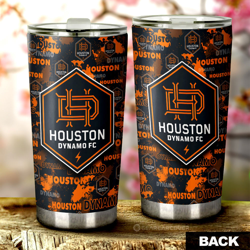 Houston Dynamo FC Tumbler Cup Custom Car Accessories - Gearcarcover - 2