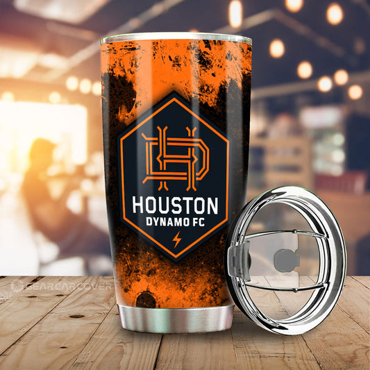 Houston Dynamo FC Tumbler Cup Custom Car Accessories - Gearcarcover - 1