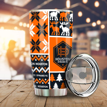Houston Dynamo FC Tumbler Cup Custom Ugly Style Car Accessories - Gearcarcover - 1