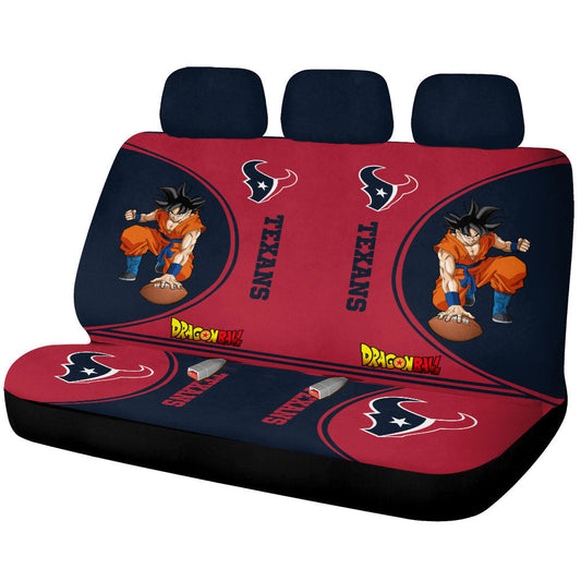 Houston Texans Car Back Seat Covers Custom Car Accessories For Fans - Gearcarcover - 1