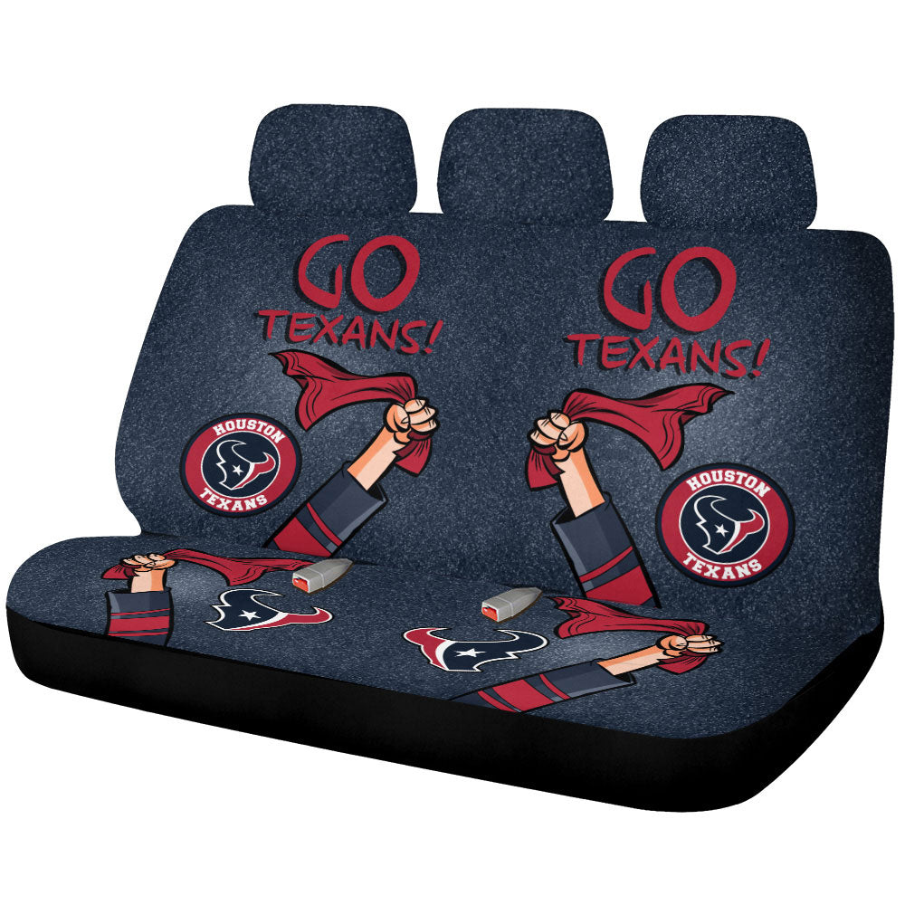 Houston Texans Car Back Seat Covers Custom Car Accessories - Gearcarcover - 1