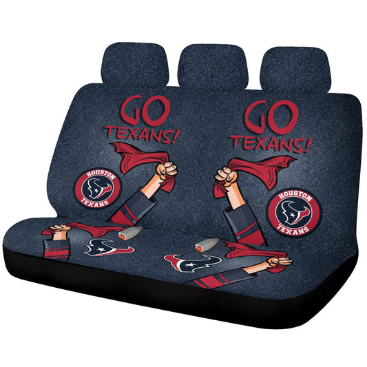 Houston Texans Car Back Seat Covers Custom Car Accessories - Gearcarcover - 1