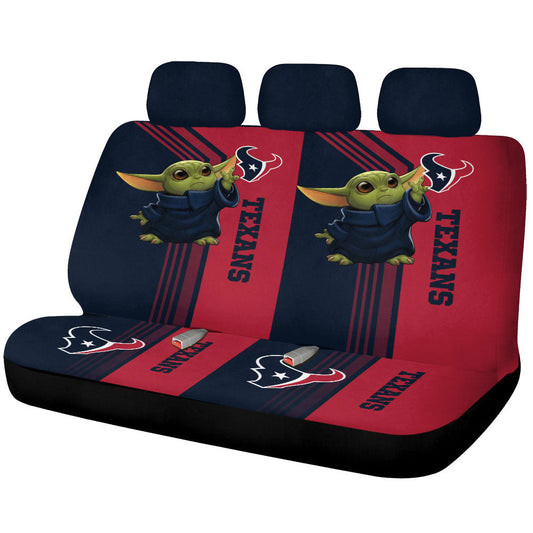 Houston Texans Car Back Seat Covers Custom Car Accessories - Gearcarcover - 1