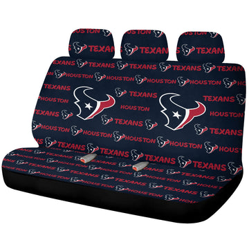 Houston Texans Car Back Seat Covers Sporty Team Collection - Gearcarcover - 1