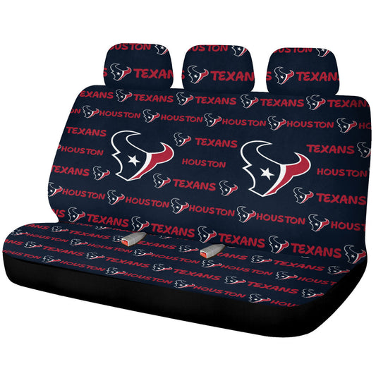 Houston Texans Car Back Seat Covers Sporty Team Collection - Gearcarcover - 1