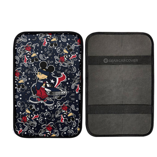 Houston Texans Car Center Console Cover Cartoon Theme Collection - Gearcarcover - 2