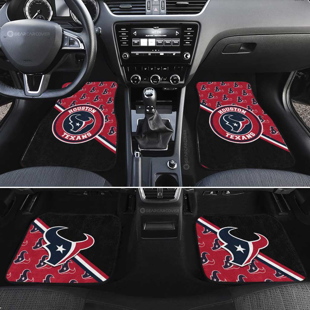 Houston Texans Car Floor Mats Custom Car Accessories For Fans - Gearcarcover - 2