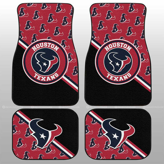 Houston Texans Car Floor Mats Custom Car Accessories For Fans - Gearcarcover - 1