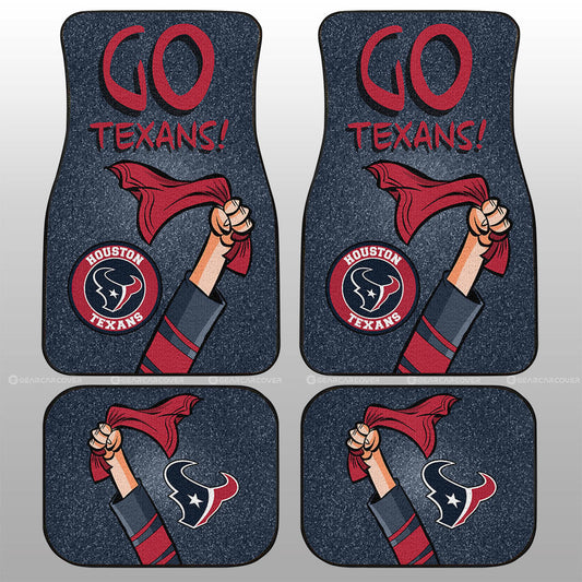 Houston Texans Car Floor Mats Custom Car Accessories - Gearcarcover - 1