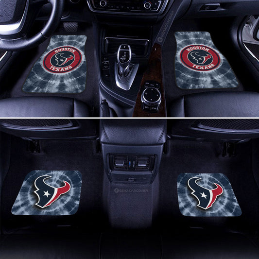 Houston Texans Car Floor Mats Custom Tie Dye Car Accessories - Gearcarcover - 2