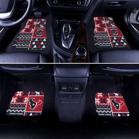 Houston Texans Car Floor Mats Custom Ugly Style Car Accessories - Gearcarcover - 2