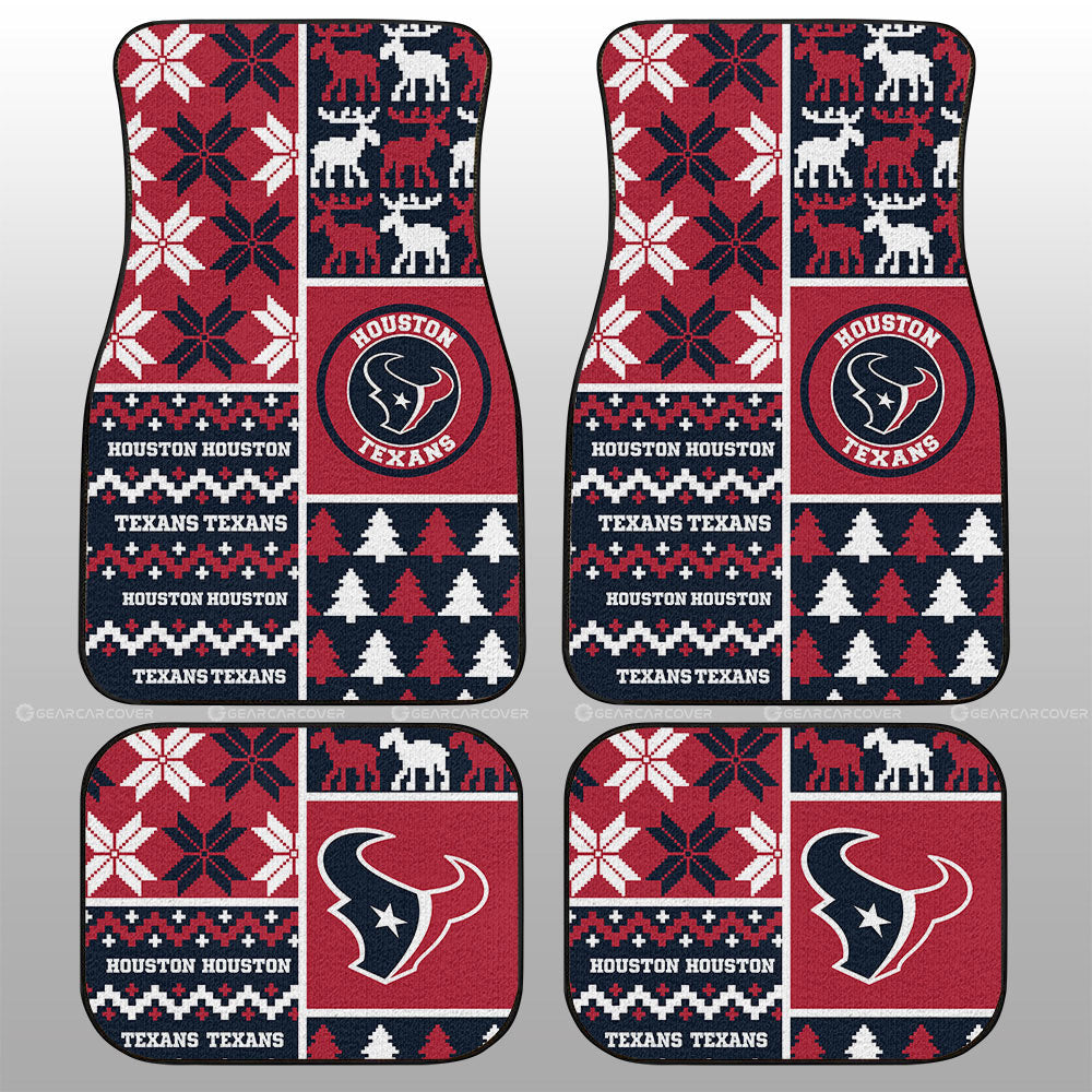 Houston Texans Car Floor Mats Custom Ugly Style Car Accessories - Gearcarcover - 1