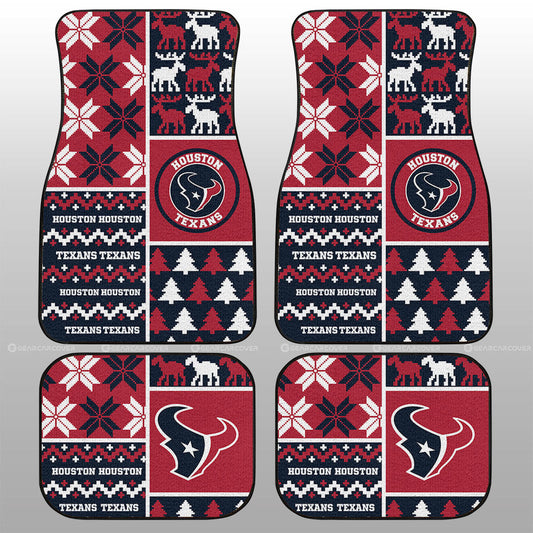 Houston Texans Car Floor Mats Custom Ugly Style Car Accessories - Gearcarcover - 1