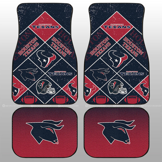 Houston Texans Car Floor Mats Sporty Team Collection - Gearcarcover - 1
