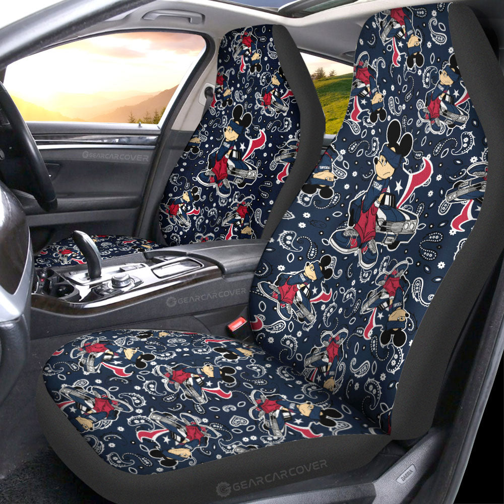 Houston Texans Car Seat Covers Cartoon Theme Collection - Gearcarcover - 1