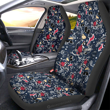 Houston Texans Car Seat Covers Cartoon Theme Collection - Gearcarcover - 1