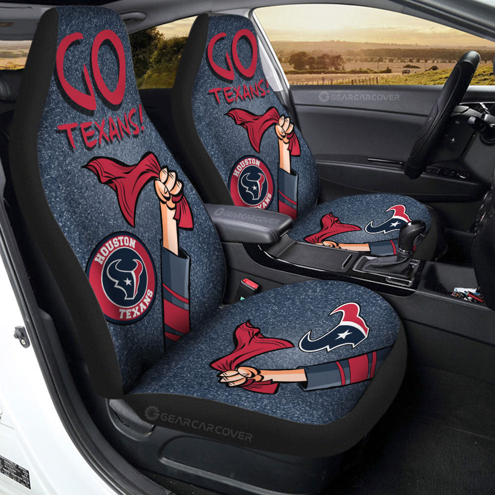 Houston Texans Car Seat Covers Custom Car Accessories - Gearcarcover - 2
