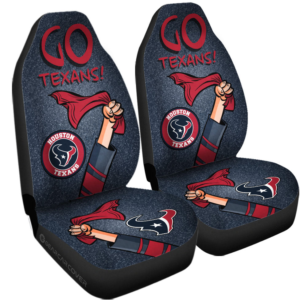 Houston Texans Car Seat Covers Custom Car Accessories - Gearcarcover - 3
