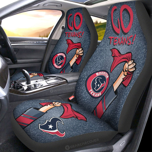 Houston Texans Car Seat Covers Custom Car Accessories - Gearcarcover - 1