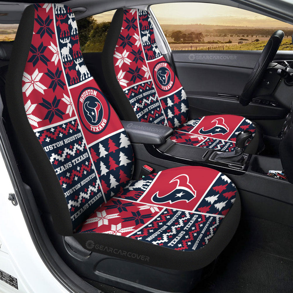 Houston Texans Car Seat Covers Custom Ugly Style Car Accessories - Gearcarcover - 2